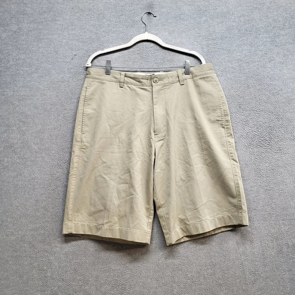 J Crew Men Shorts 35 Khaki Chino Casual Twill